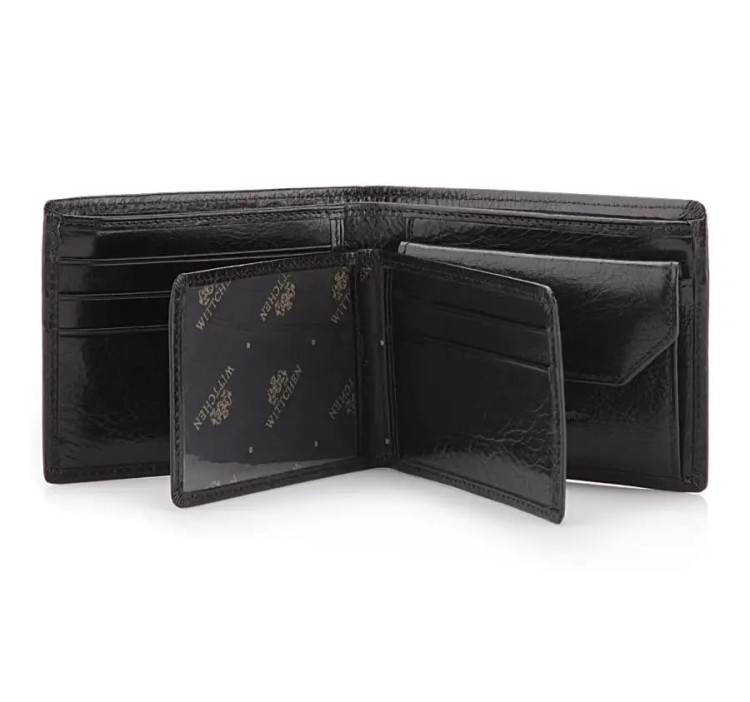 Portfel WITTCHEN Italy męski 21-1-019-L10 skórzany czarny