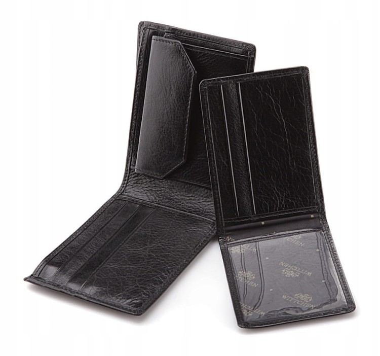 Portfel WITTCHEN Italy męski 21-1-019-L10 skórzany czarny