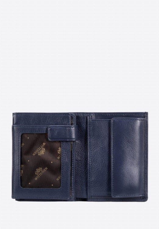 Portfel Wittchen 21-1-265-NL skóra naturalna niebieski