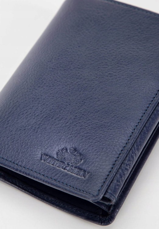 Portfel Wittchen 21-1-265-NL skóra naturalna niebieski