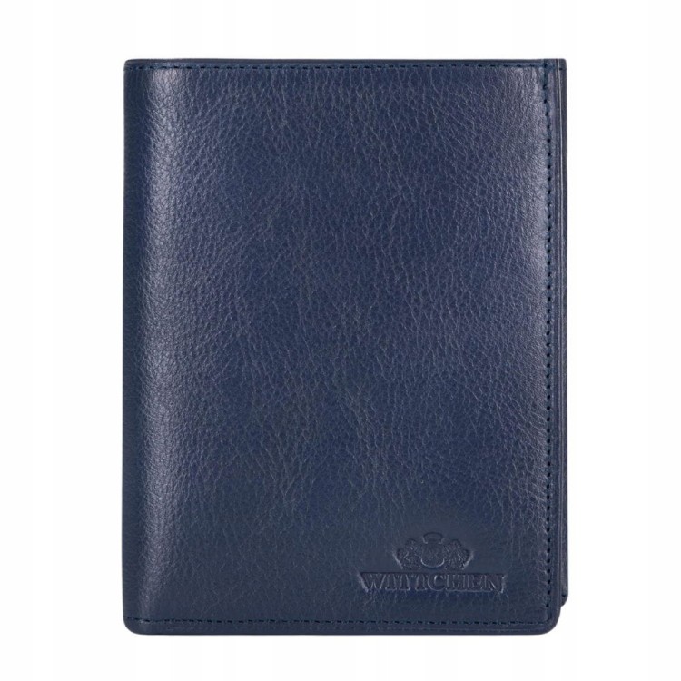 Portfel Wittchen 21-1-265-NL skóra naturalna niebieski