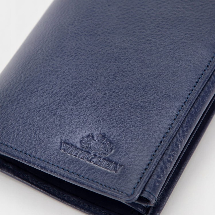 Portfel Wittchen 21-1-265-NL skóra naturalna niebieski