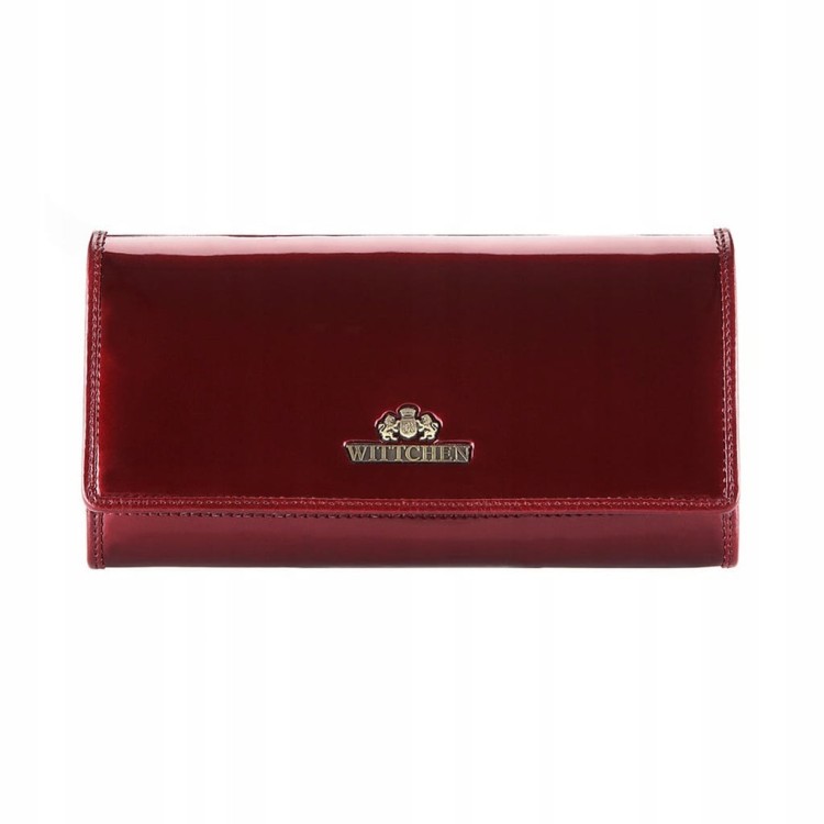Portfel Wittchen Verona damski 25-1-052-9 lakierowany duży bordowy