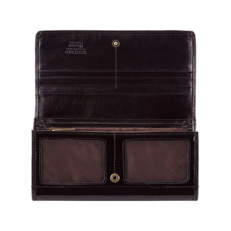 Portfel Wittchen Verona damski 25-1-052-1 czarny + torba na prezent