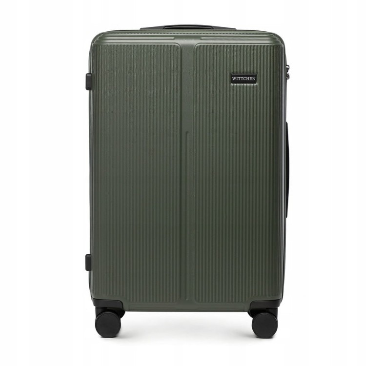 Walizka średnia WITTCHEN Stripes Line ABS 56-3A-602-85 khaki 65L