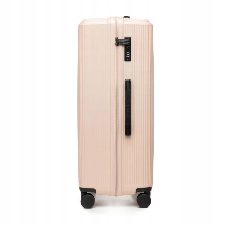 Walizka duża WITTCHEN Stripes Line ABS 56-3A-603-34P pudrowy róż 96L