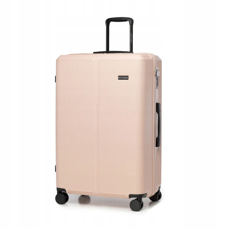 Walizka duża WITTCHEN Stripes Line ABS 56-3A-603-34P pudrowy róż 96L