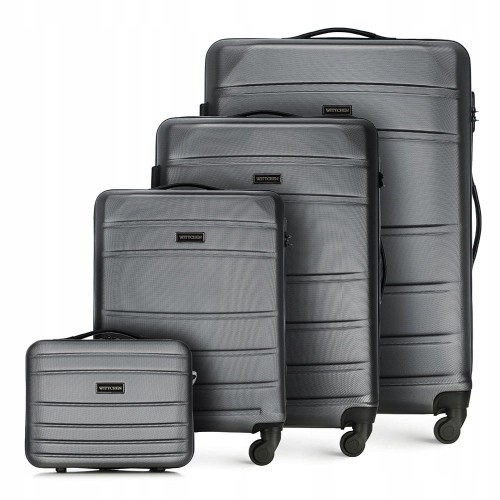 Komplet walizek WITTCHEN GLOBE LINE ABS 56-3A-65K-01 szary
