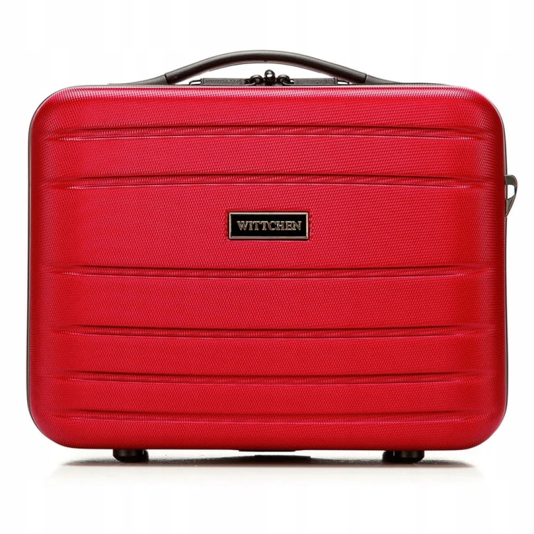 Komplet walizek WITTCHEN GLOBE LINE ABS 56-3A-65K-35 czerwony