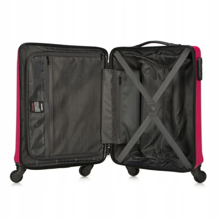 Komplet walizek WITTCHEN GLOBE LINE ABS 56-3A-65K-34 różowy