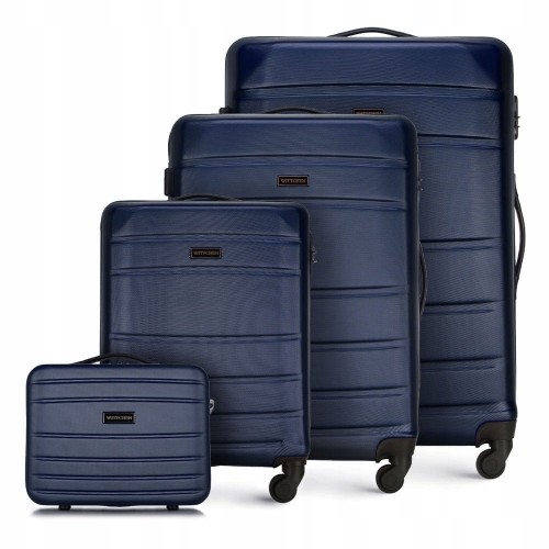 Komplet walizek WITTCHEN GLOBE LINE ABS 56-3A-65K-90 granatowy