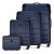 Komplet walizek WITTCHEN GLOBE LINE ABS 56-3A-65K-90 granatowy
