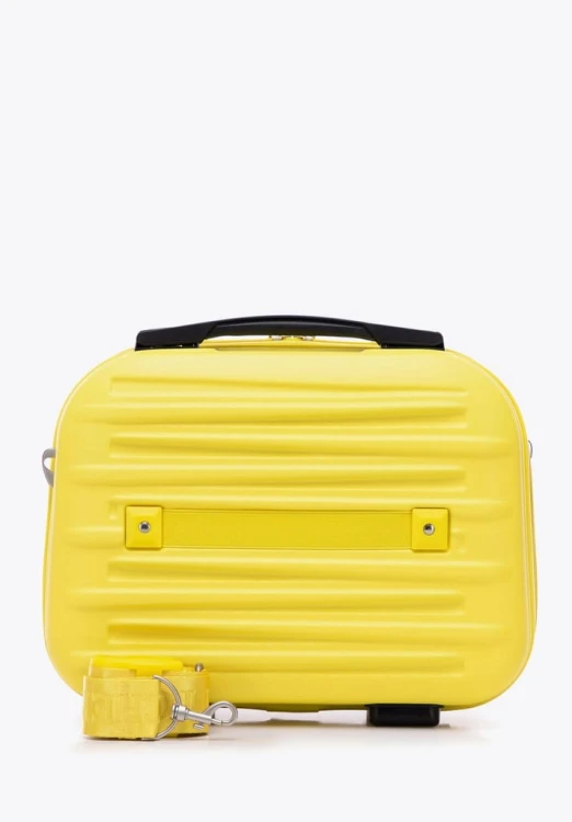 Kosmetyczka Wittchen z ABS-u 56-3A-004-50 żółta