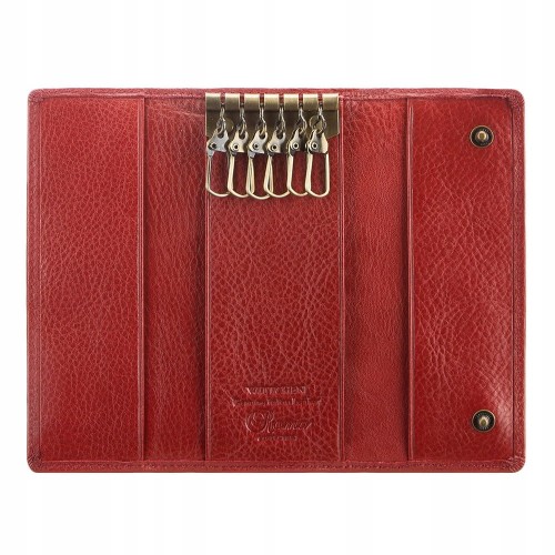 Etui klucze Wittchen Roma 22-2-098-3 czerwone duże