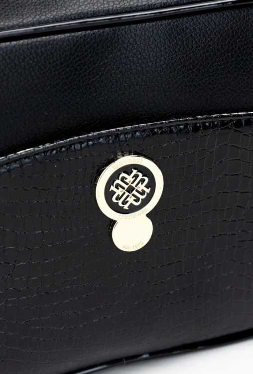Torebka listonoszka crossbody Monnari BAG0540-020 ekoskóra czarna