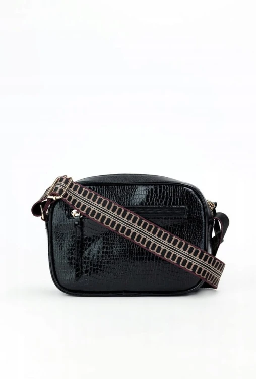 Torebka listonoszka crossbody Monnari BAG0540-020 ekoskóra czarna