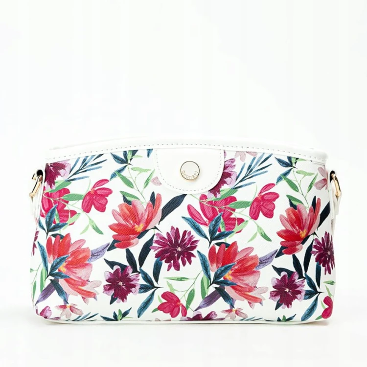 Torebka listonoszka Monnari BAG0490-000 z kwiatowym wzorem