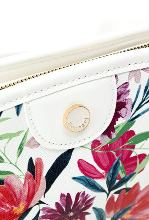 Torebka listonoszka Monnari BAG0490-000 z kwiatowym wzorem