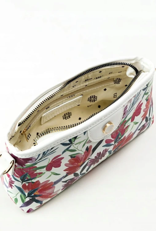 Torebka listonoszka Monnari BAG0490-000 z kwiatowym wzorem