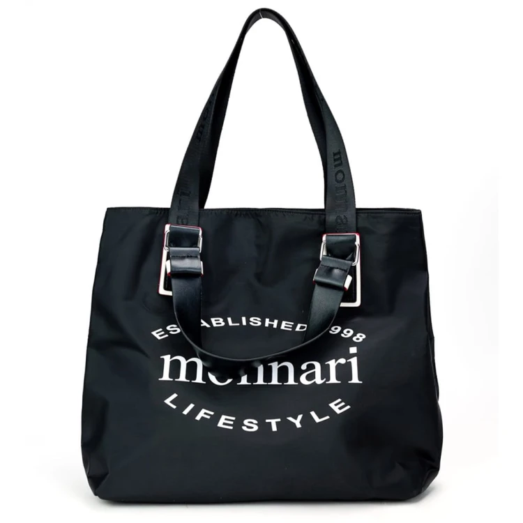 Torebka Monnari shopperka z ekoskóry BAG0350-020 czarna
