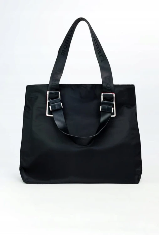 Torebka Monnari shopperka z ekoskóry BAG0350-020 czarna