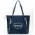 Torebka shopperka Monnari BAG2060-M13 z materiału granatowa