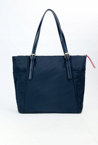 Torebka shopperka Monnari BAG2060-M13 z materiału granatowa