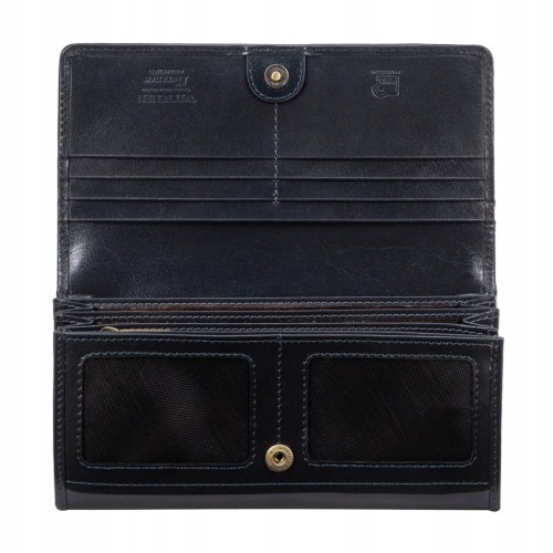 Portfel Wittchen Florence damski 14-1l-052-8A ciemny szary