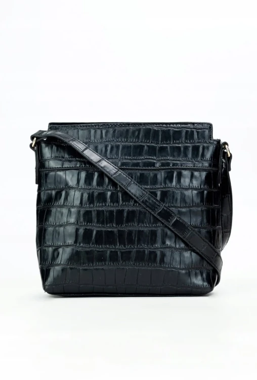 Torebka listonoszka Monnari BAG1430-M20 ekoskóra czarna