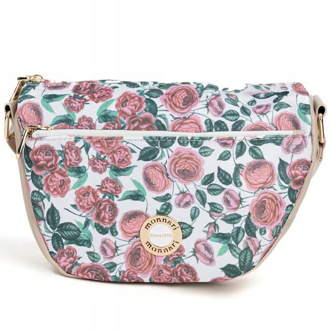 Torebka listonoszka Monnari BAG2100-M15 z kwiatowym wzorem