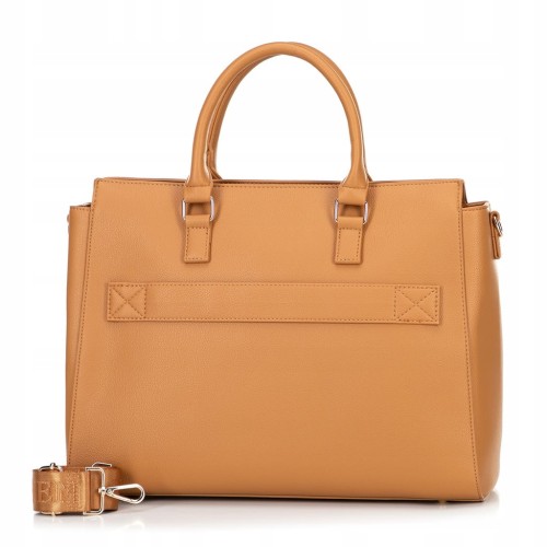 Torba na laptopa 17" WITTCHEN 100-4y-919-5 z ekoskóry jasny brąz