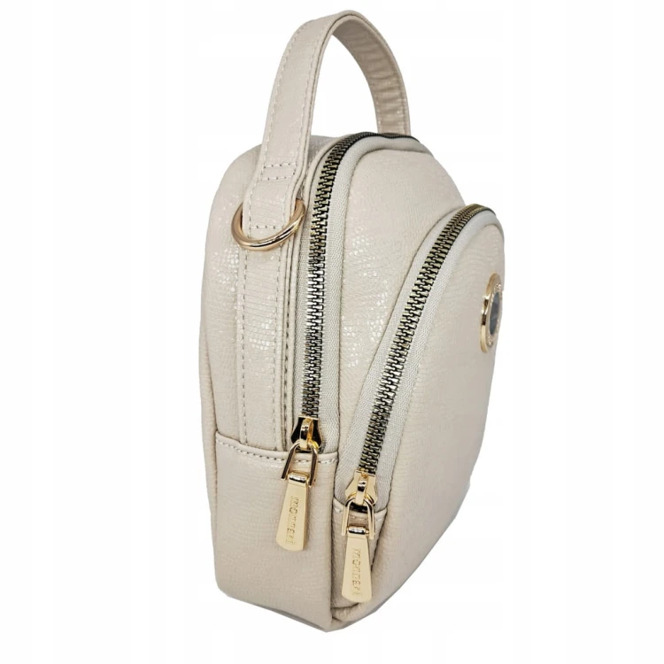 Torebka listonoszka Monnari BAG4810-M15 jasny beż