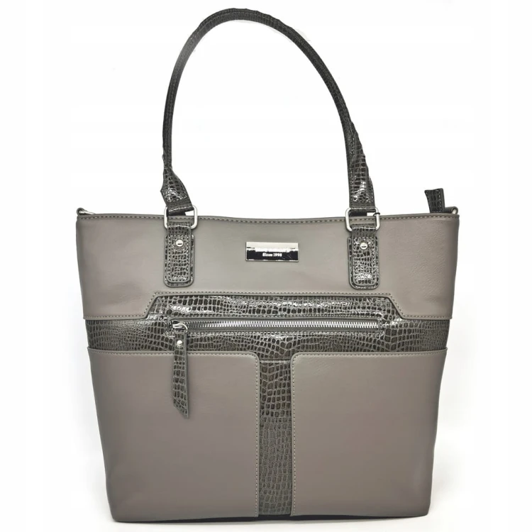 Torebka shopperka Monnari BAG4850-019 szara