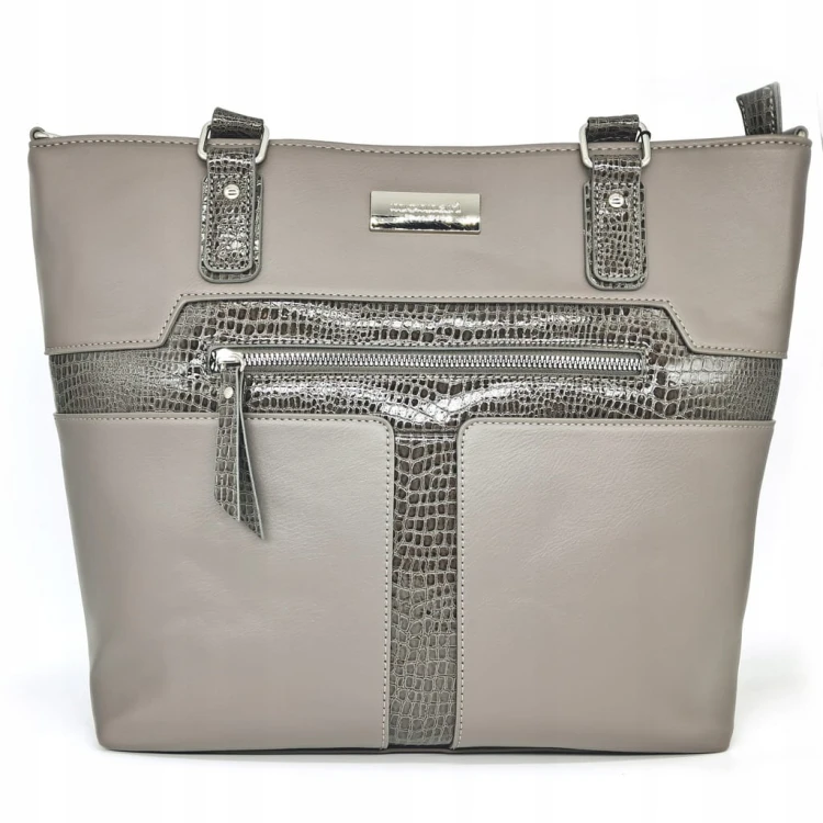 Torebka shopperka Monnari BAG4850-019 szara