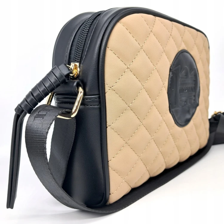 Torebka listonoszka crossbody Monnari BAG4120-M15 czarno-beżowa