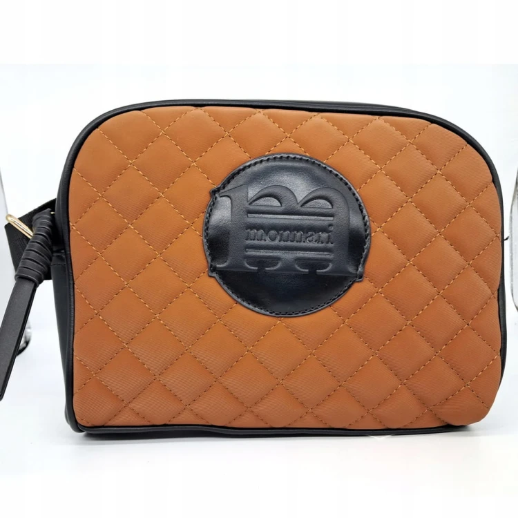 Torebka listonoszka crossbody Monnari BAG4120-M17 czarno-brązowy