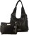 Torebka worek Monnari BAG4990-020 ekoskóra czarna