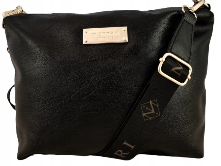 Torebka worek Monnari BAG4990-020 ekoskóra czarna