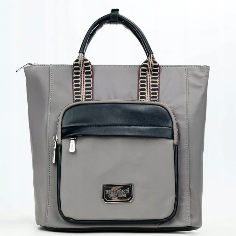 Plecak-torba 2 w 1 damski Monnari BAG1980-M19 szary