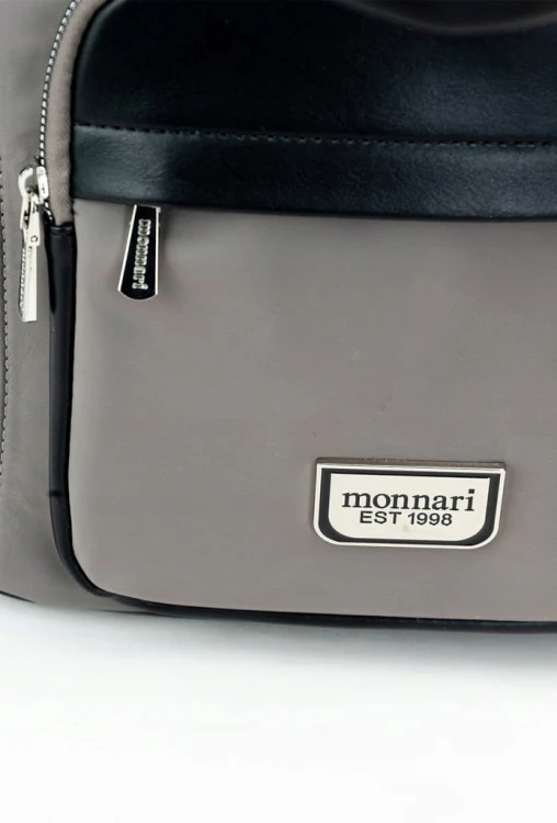 Plecak-torba 2 w 1 damski Monnari BAG1980-M19 szary