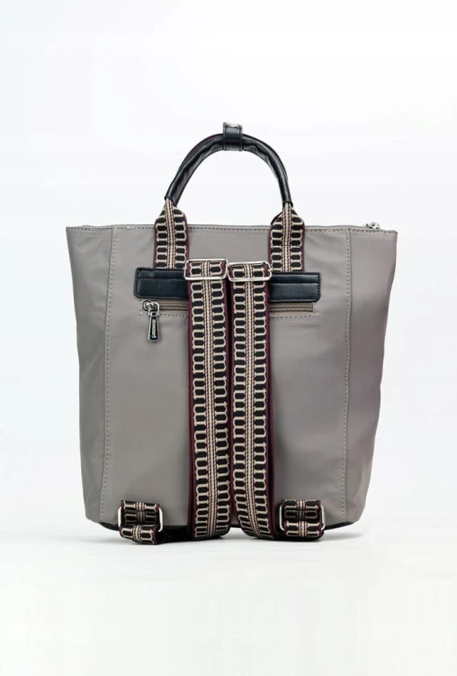 Plecak-torba 2 w 1 damski Monnari BAG1980-M19 szary