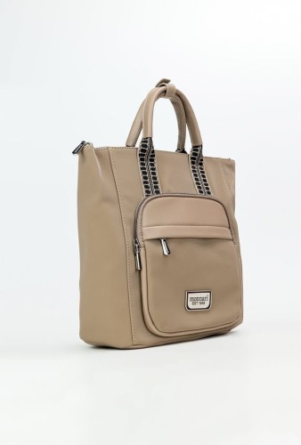 Plecak-torba 2 w 1 damski Monnari BAG1980-015 beż