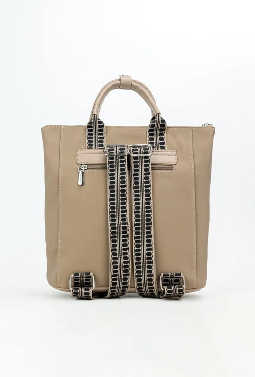 Plecak-torba 2 w 1 damski Monnari BAG1980-015 beż