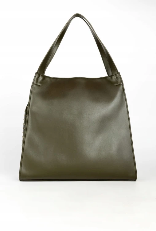 Torebka shopperka Monnari BAG4020-008 ekoskóra zielona