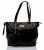 Torebka shopperka Monnari BAG4010-020 ekoskóra czarna