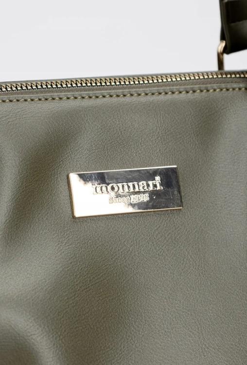Torebka shopperka Monnari BAG4010-008 ekoskóra zielona