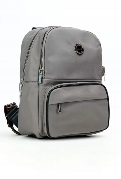 Plecak damski Monnari BAG1930-M19 szaro-beżowy
