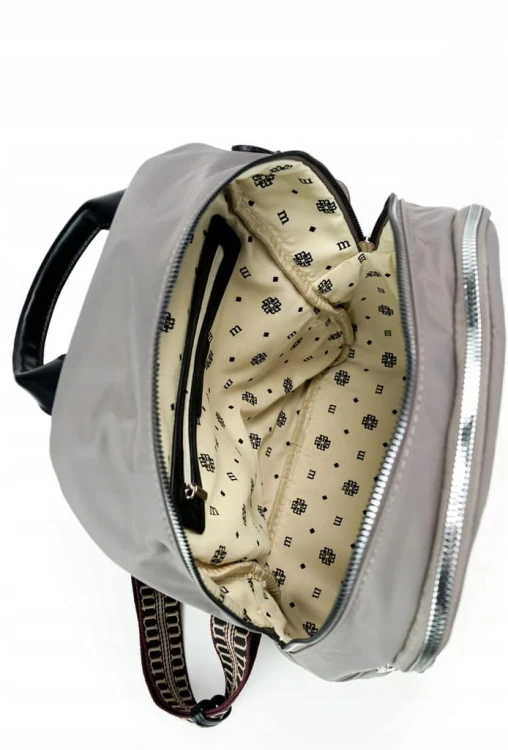 Plecak damski Monnari BAG1930-M19 szaro-beżowy