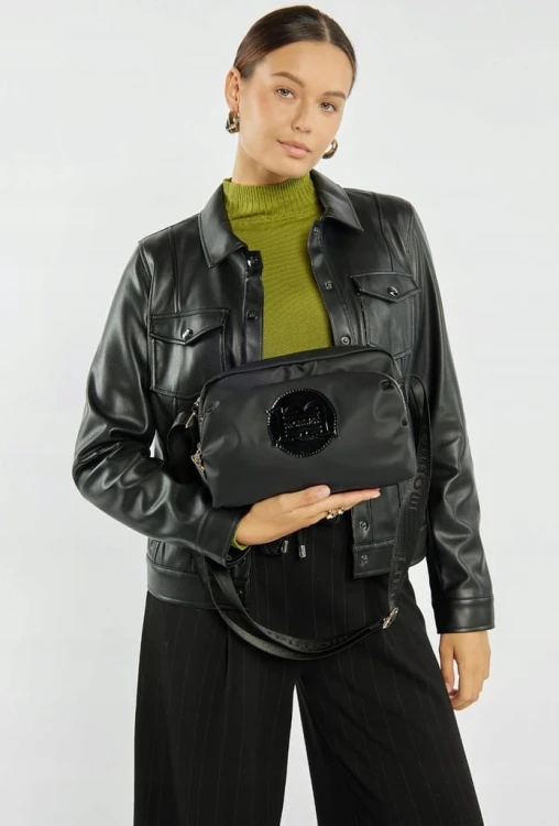 Torebka listonoszka crossbody Monnari BAG4350-020 czarna