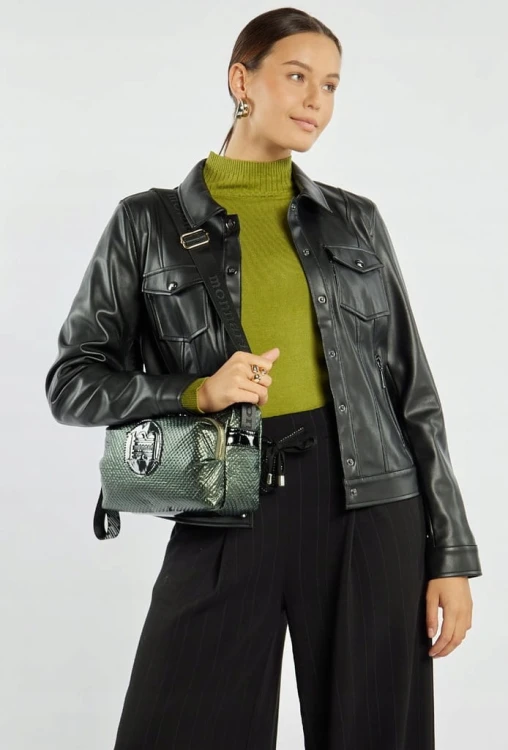 Torebka listonoszka crossbody Monnari BAG4350-M08 zielona